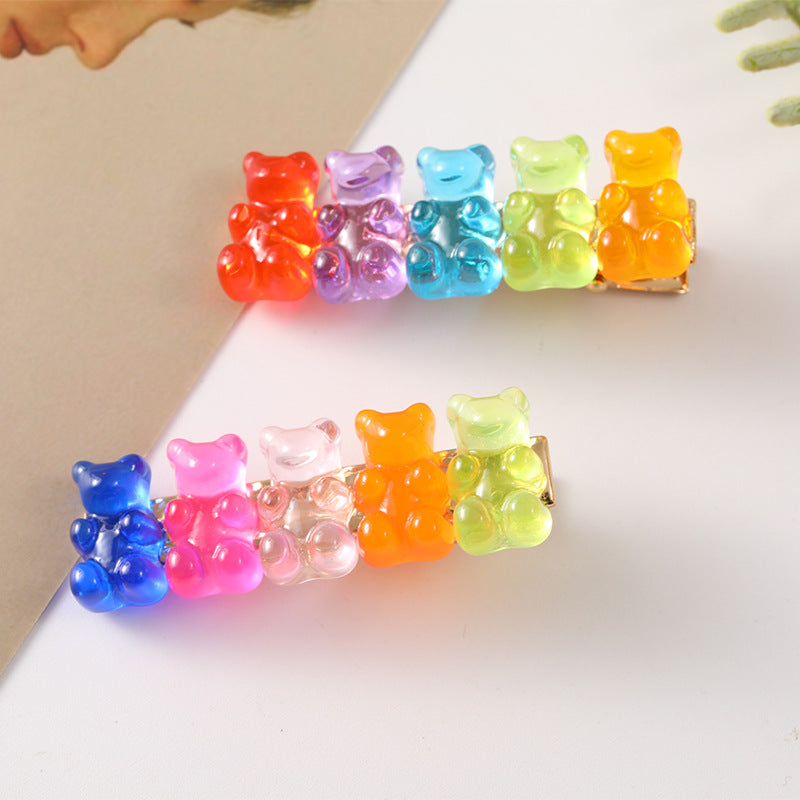 Cartoon Bear Hair Clips for Women - Cute Animal Hair Accessories, Multiple Styles
