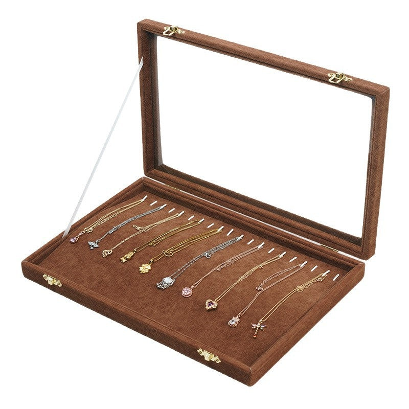 Jewelry Storage Box with Multiple Compartments for Rings, Necklaces & Bracelets