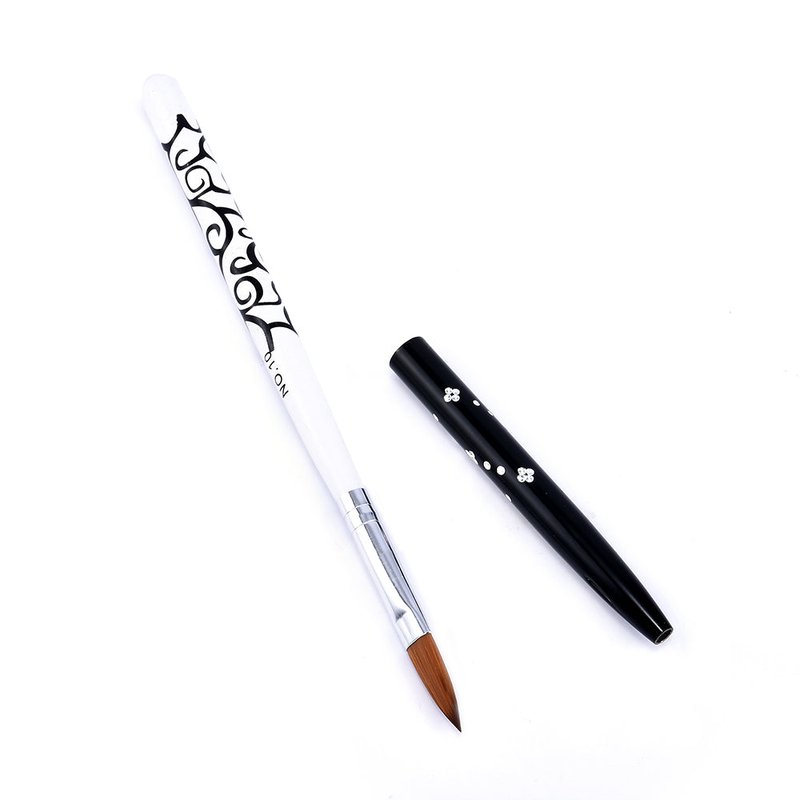 Manicure Nail Art Brush Pen - Mink Hair Crystal