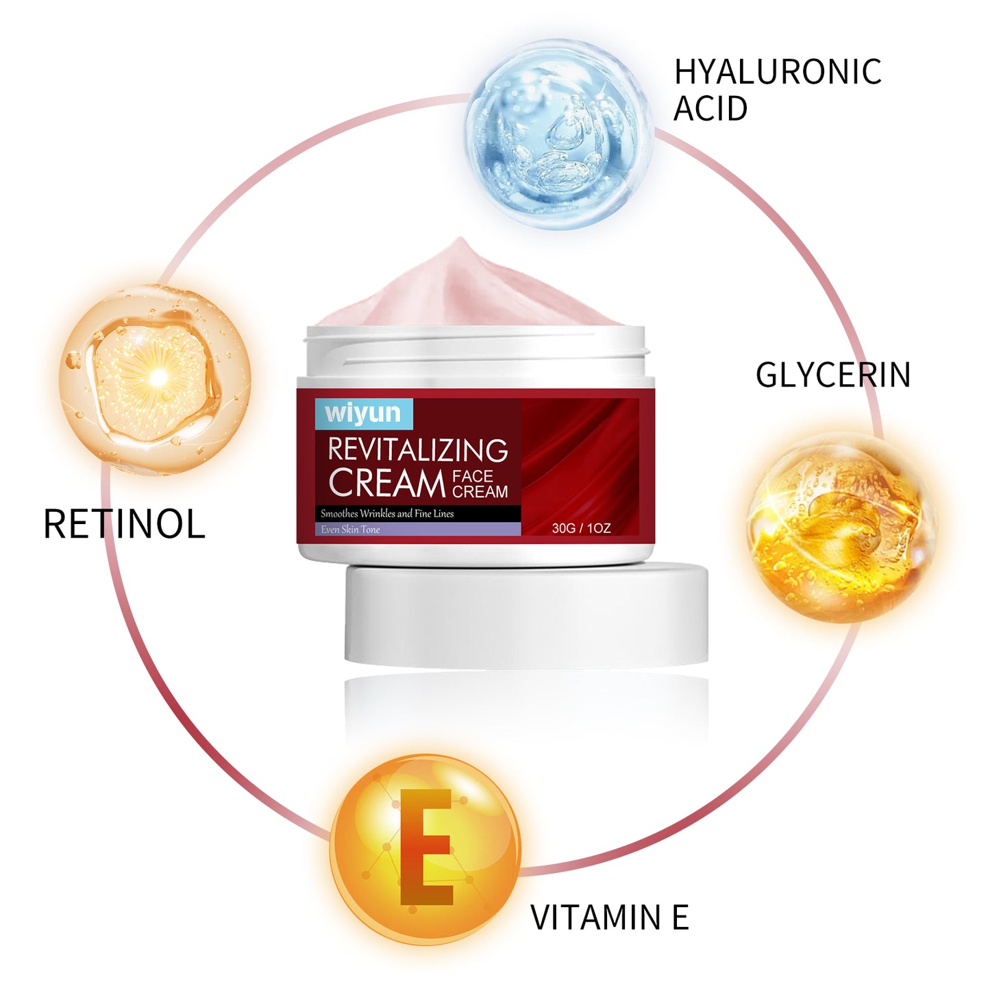Retinol Anti-Wrinkle Face Cream - Moisturizing Firming & Brightening