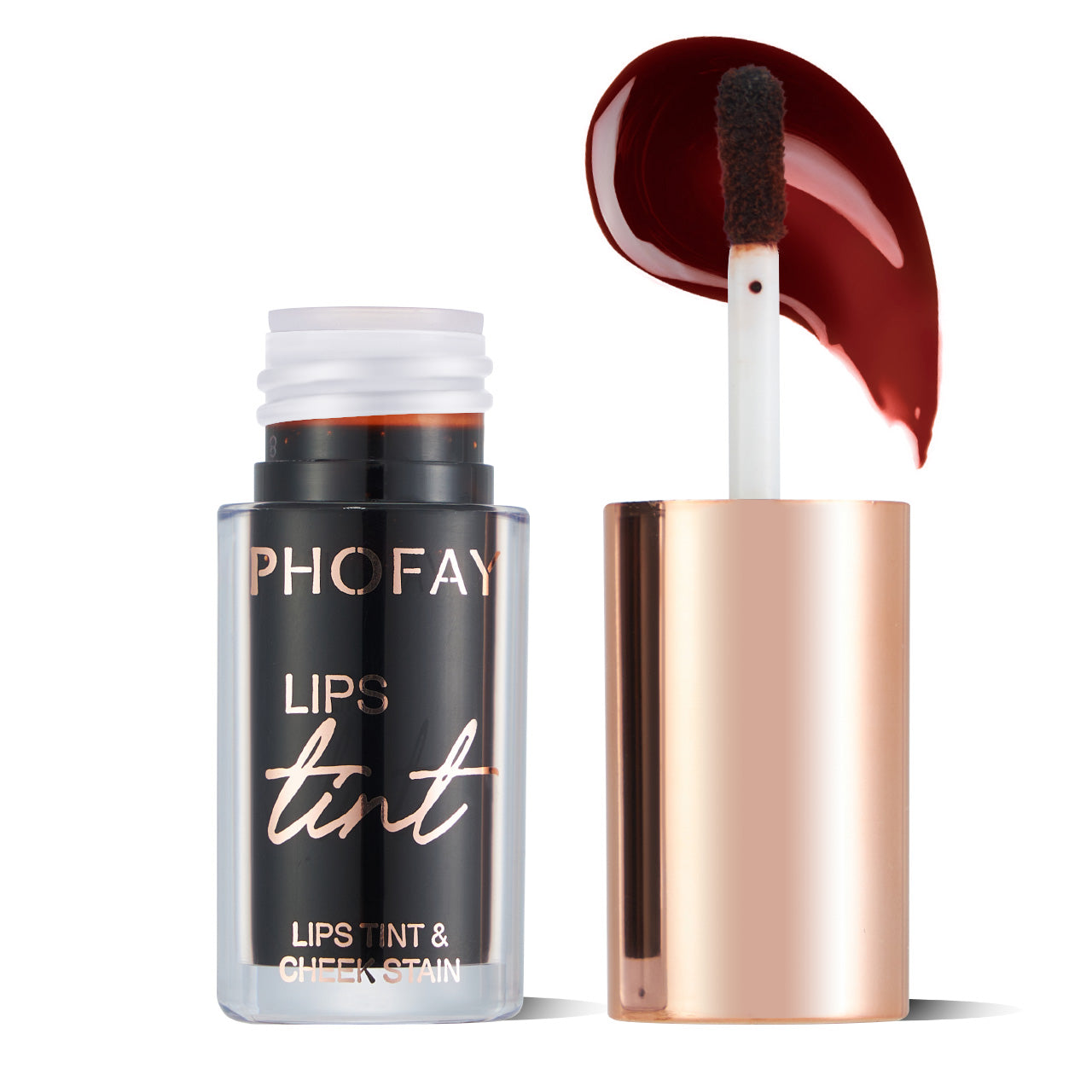 Long-Wearing Hydrating Lip and Cheek Tint - Multi-Use Liquid Stain