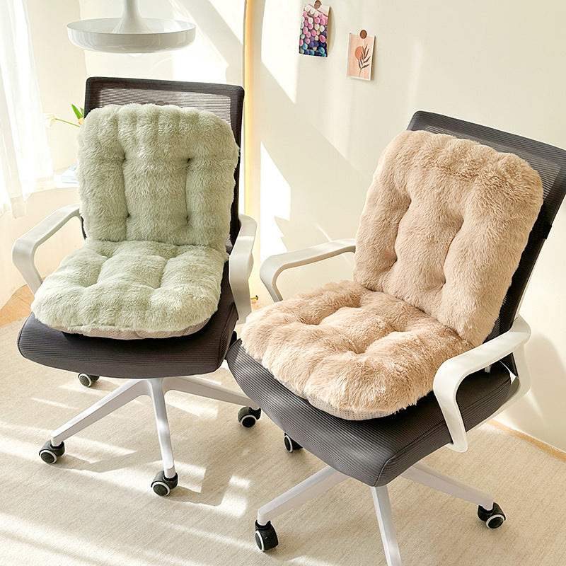 Winter Soft Office Chair Seat Cushion for Long Hours Comfort - Multi-Color