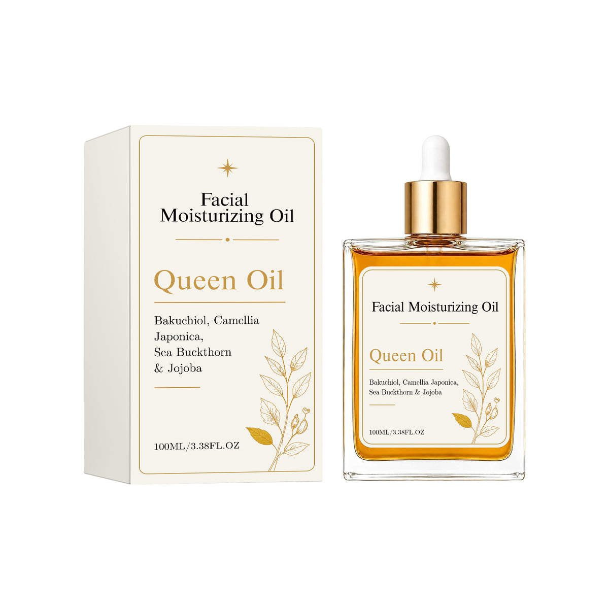 Facial Care Oil - 100ml Nourishing Skin Serum for Hydration and Brightening