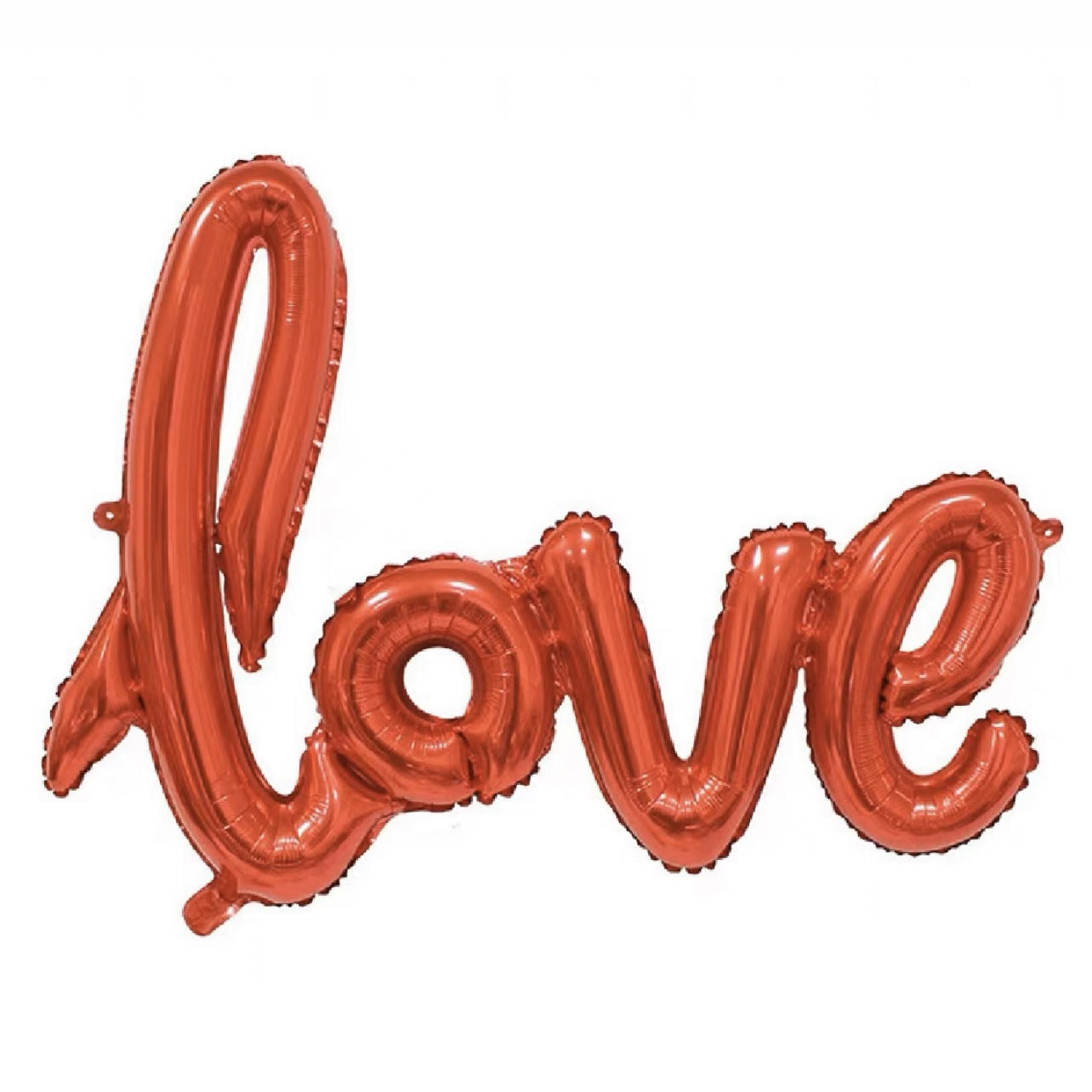 Large Birthday Party Wall Background Balloon - Red & Silver Heart Shapes