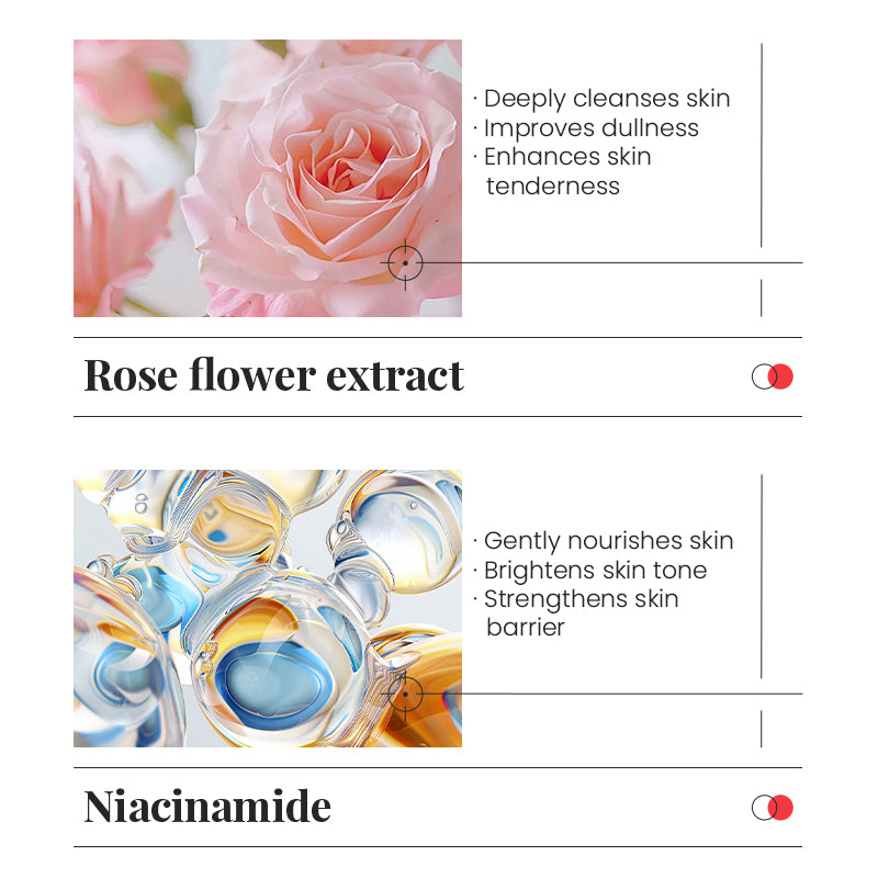 Rose Fragrance Shower Gel - Fresh Floral Scent, 200ml Bathroom Storage