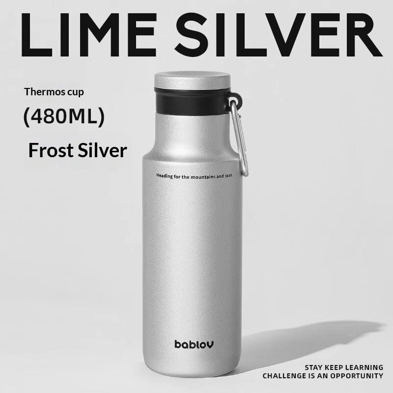 Stainless Steel Insulated Travel Mug 480ml Lightweight Sporty Drinkware