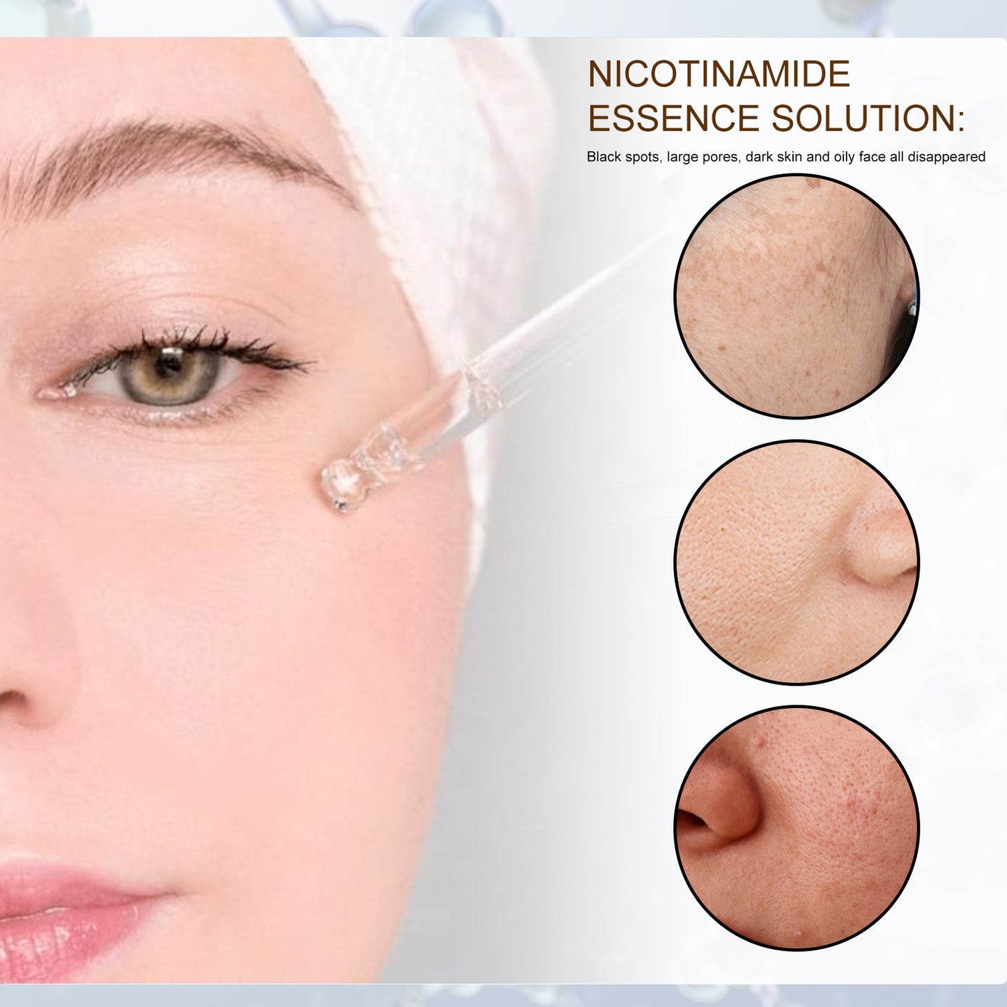 Nicotinamide Pore-Tightening & Brightening Facial Essence - 10ml