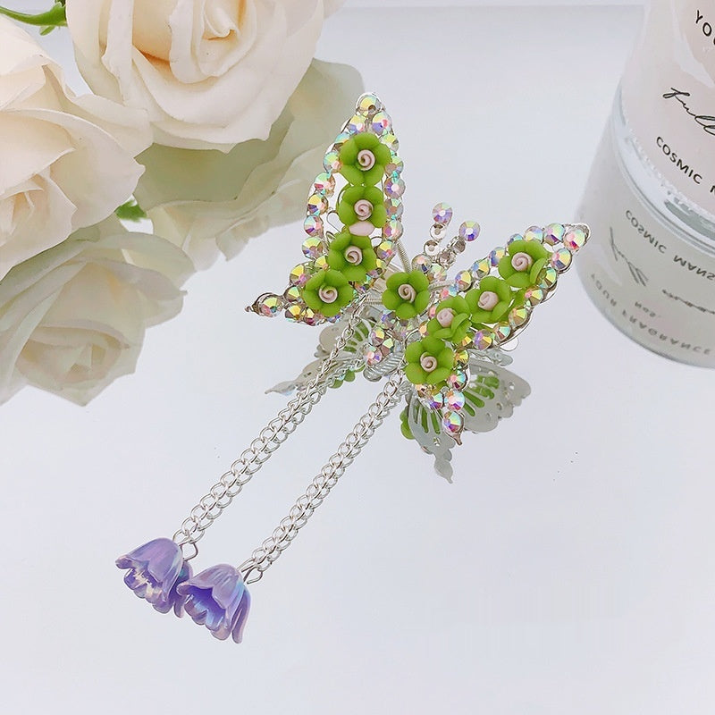 Children's Butterfly Hair Barrettes - Multiple Colors