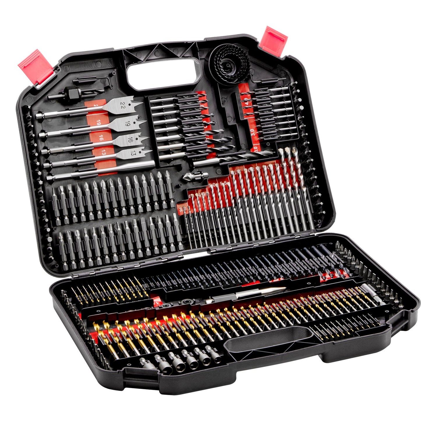 Power Drill Bit Set 246PCS with Carrying Case, Multi-Purpose Screwdriver & Nut Drivers