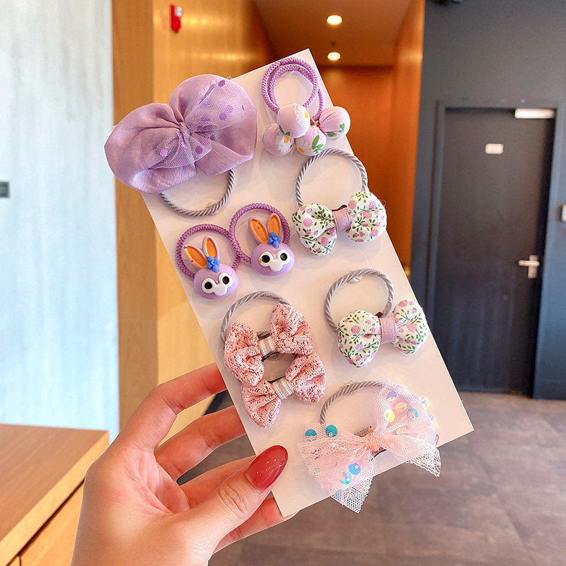 Children's Hair Accessories Head Flower Princess Hairpin Set for Girls