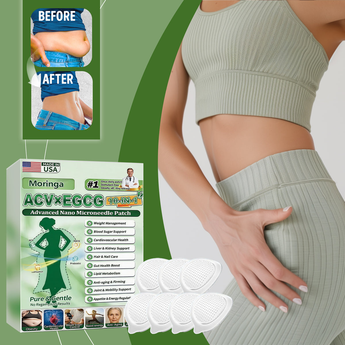 Body Slimming Patch - 7 Pieces