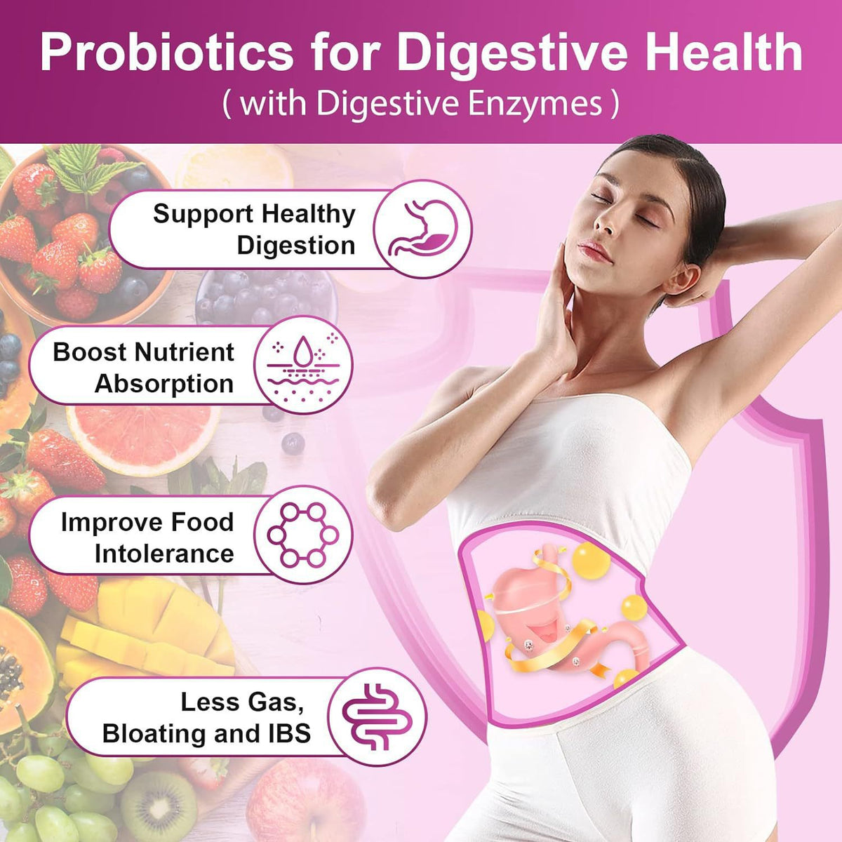 Probiotic Extract Capsules for Women - 90 Count
