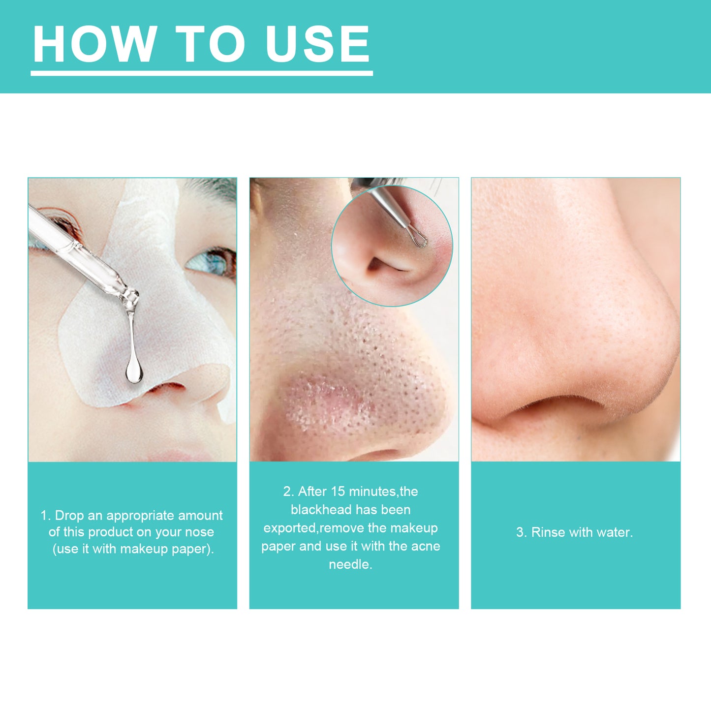 Blackhead Removing Nose Mask - Pore Cleansing & Smoothing Liquid Serum