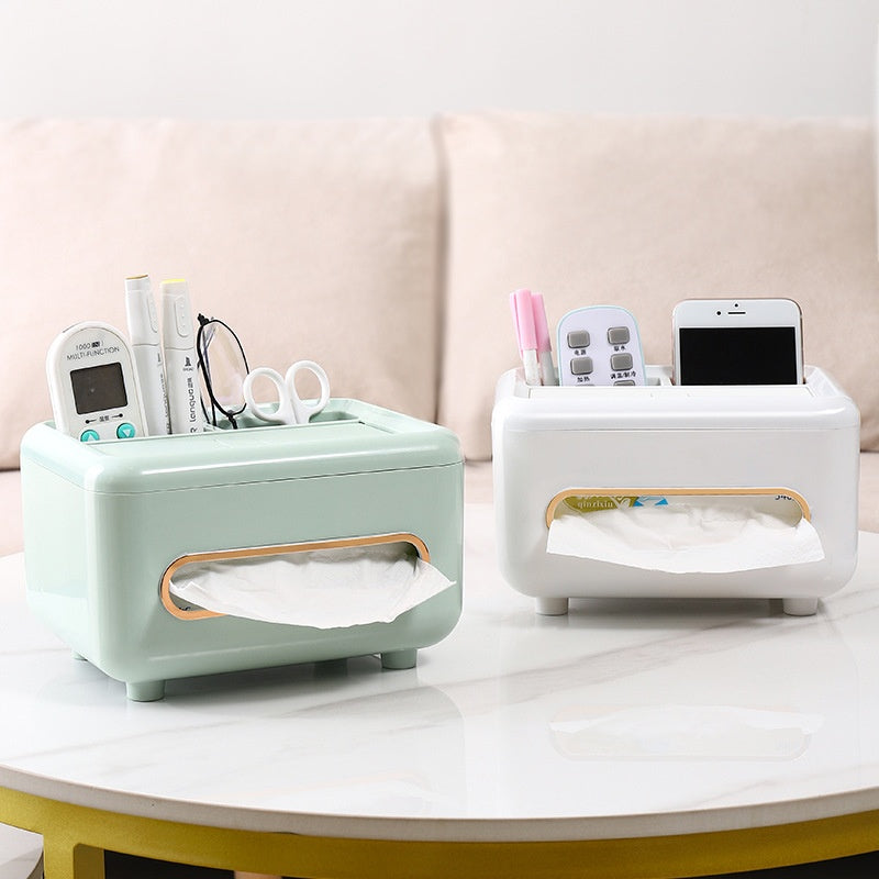 Luxury Desktop Tissue Box – Modern Home Office & Living Room Decor
