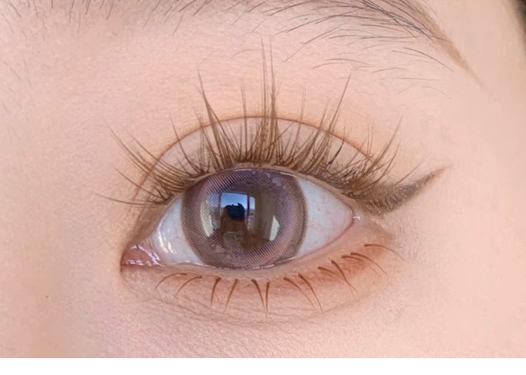 False Eyelashes Caramel Guppy 6 Rows Natural Long Style for Eye Makeup