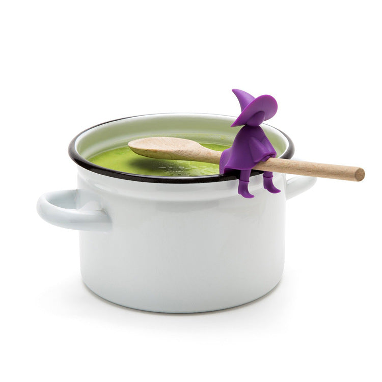 Silicone Pot Cover Spill Proof Kitchen Cooking Tool - Purple