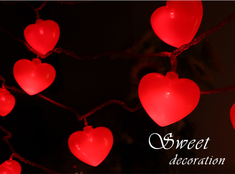 Party LED Heart String Lights - Multiple Variants for Holiday & Event Decor