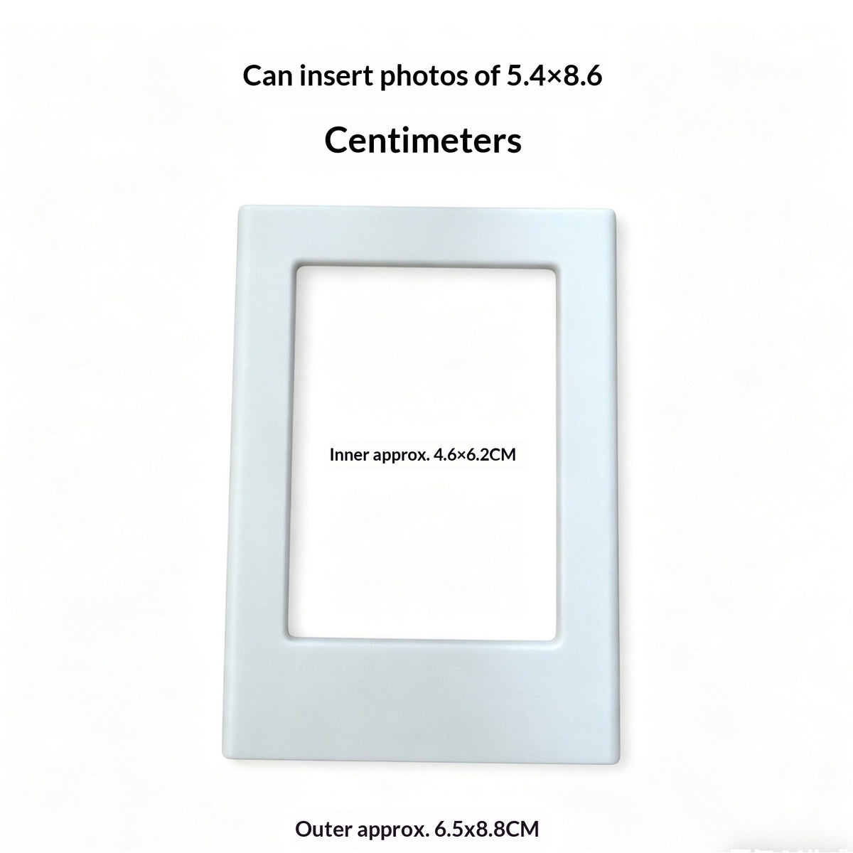 Magnetic DIY Transparent Photo Frame 3-inch for Home & Office Decor