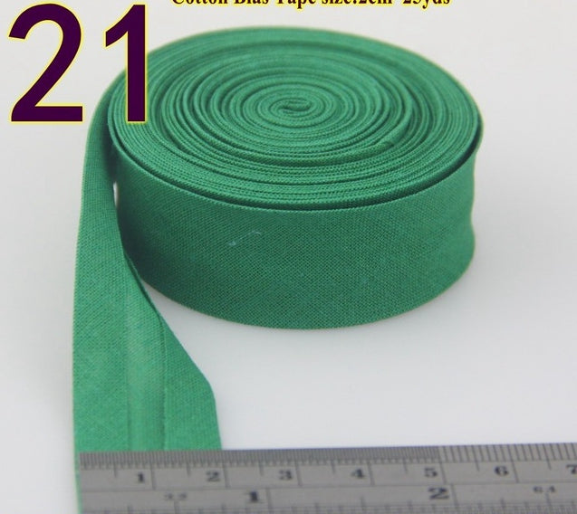 Hand-Patched Cotton Bias Tape for Sewing & Crafting - 20mm Wide