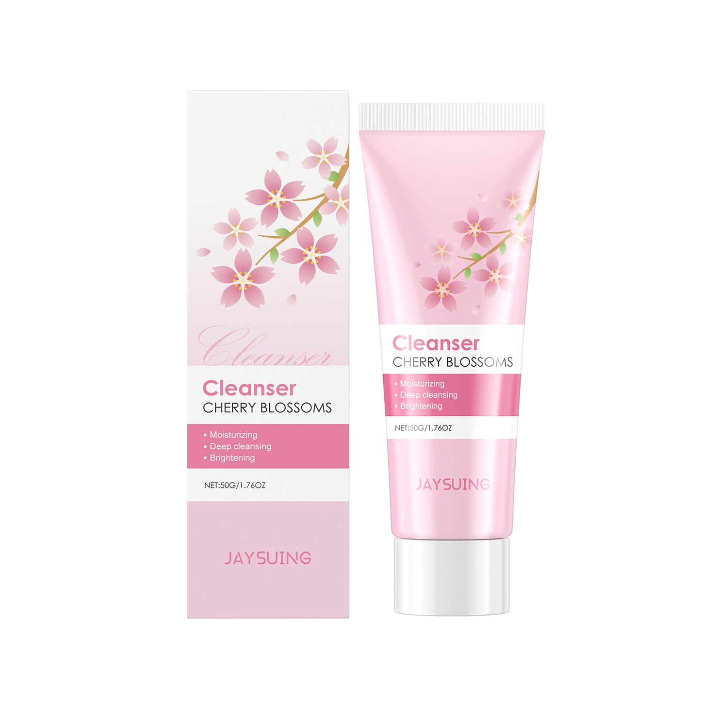 Cherry Blossom Hydrating Facial Cleanser - Gentle Oil-Control Face Wash