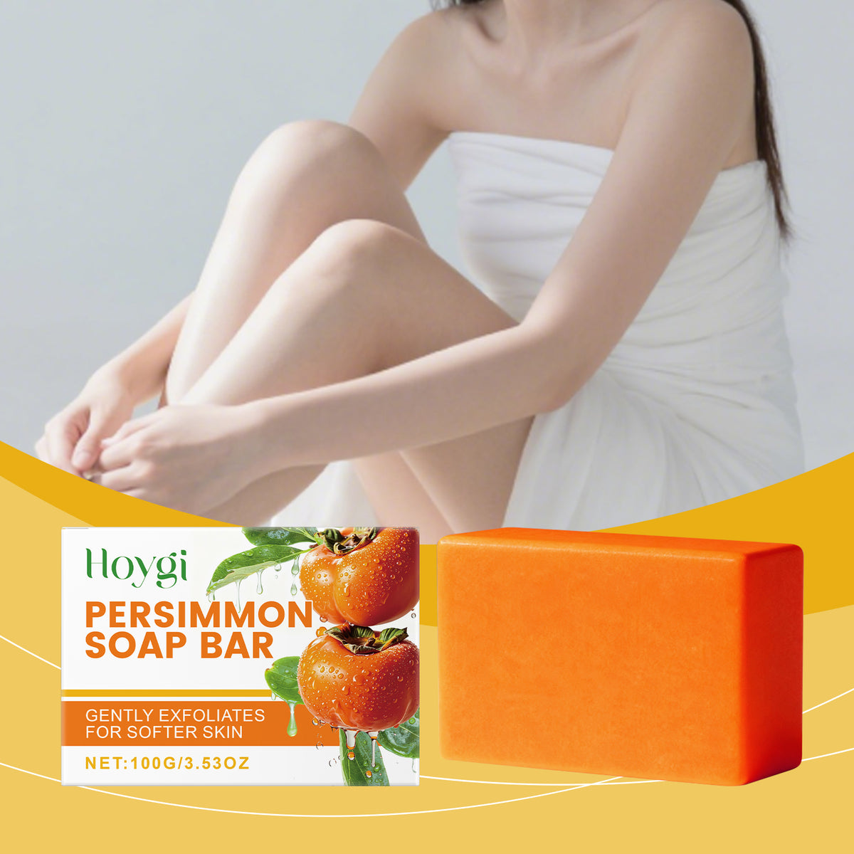 Persimmon Moisturizing Bath Soap - 100g