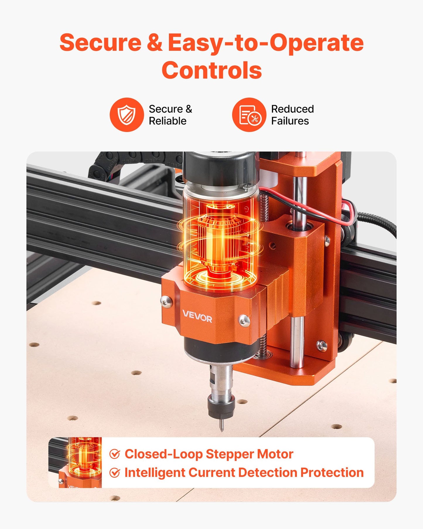 CNC Router Machine 300W Spindle 3-Axis Wood Engraving & Cutting Machine