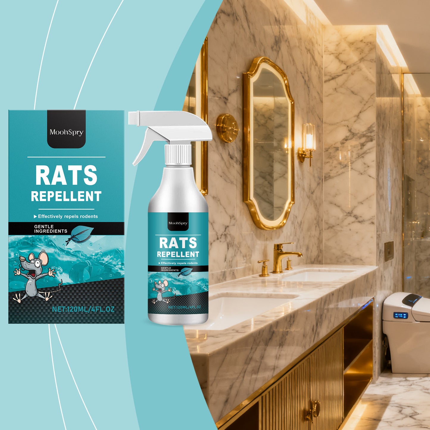 120ml Pest Repellent Spray for Kitchen Storage - Household Insect Control