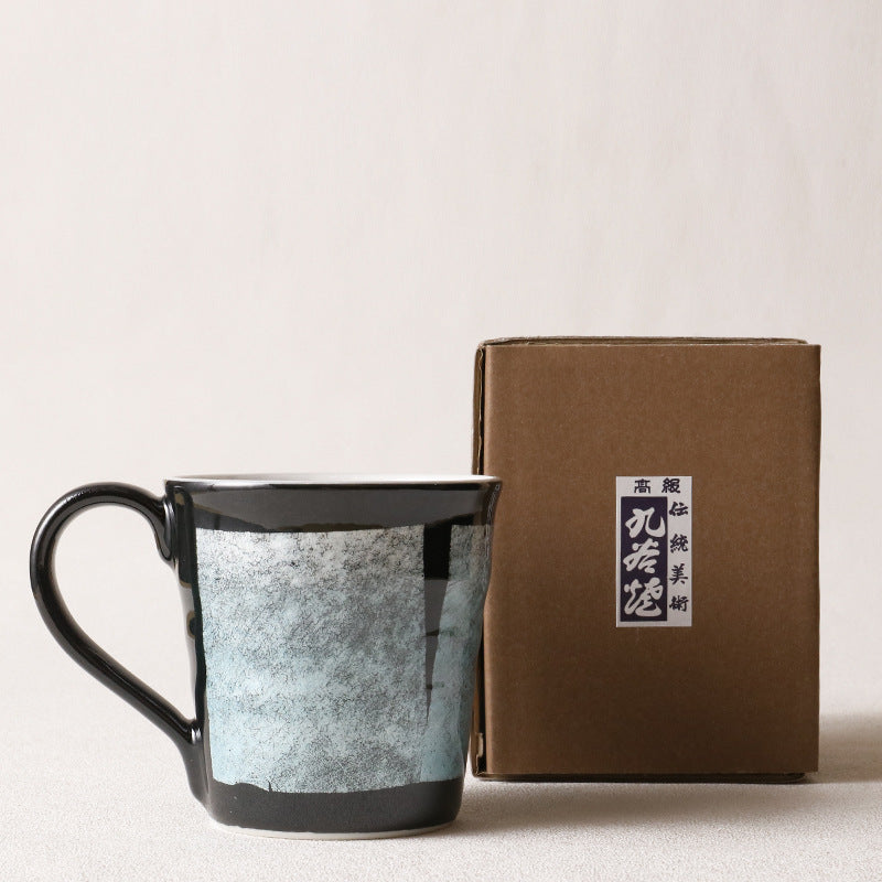 Gold Foil Coffee Mug - Ceramic Water Cup with Multiple Styles