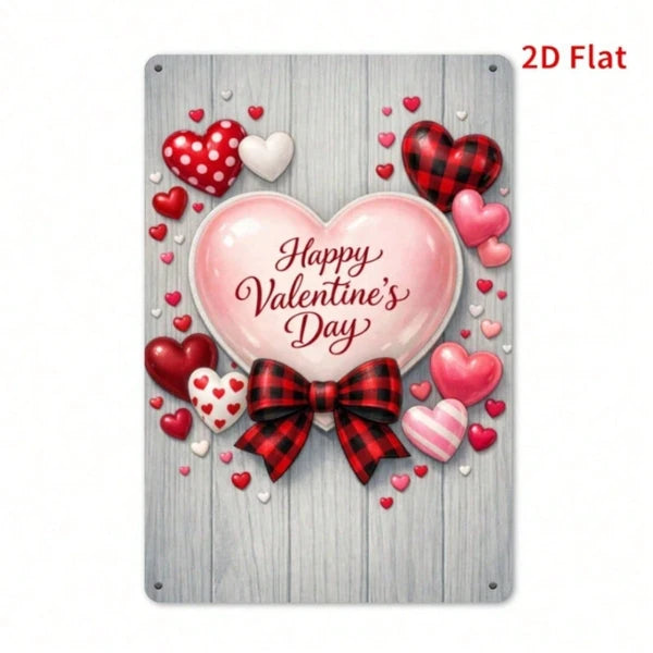Metal Tin Wall Decoration - 20 cm x 20 cm