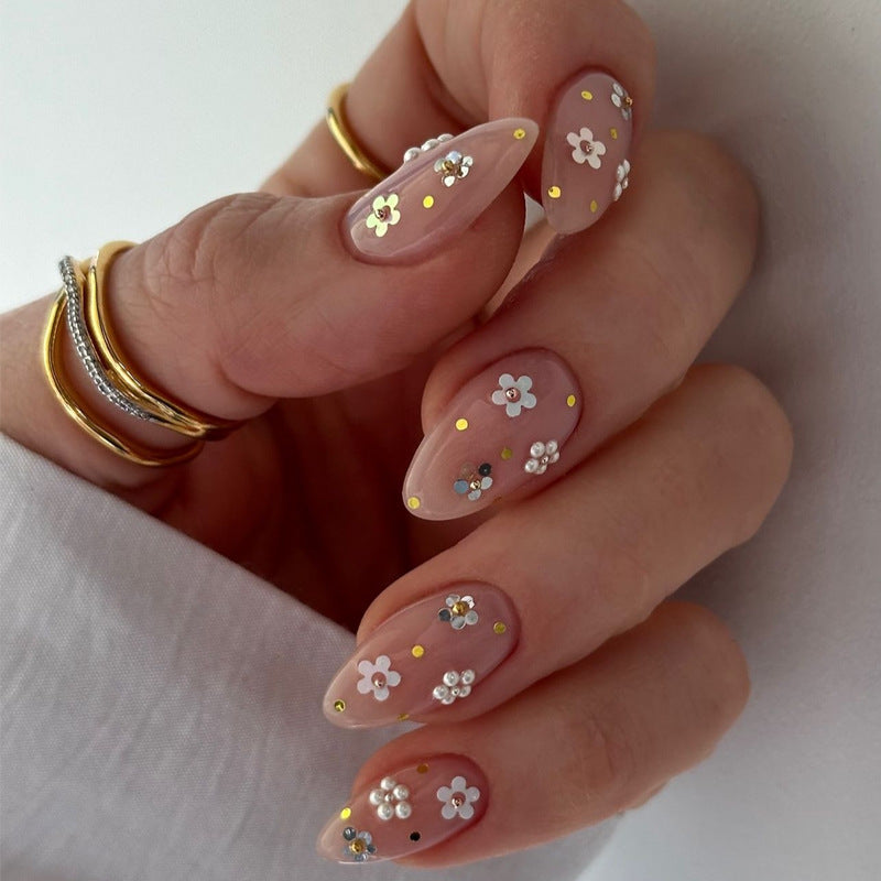 24-Piece Nail Art Sticker Kit with French & Star Designs for Nails