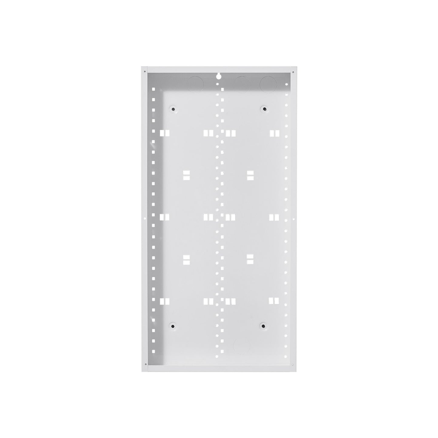 28-Inch Recessed Wall Media Enclosure with Cover for Home Entertainment