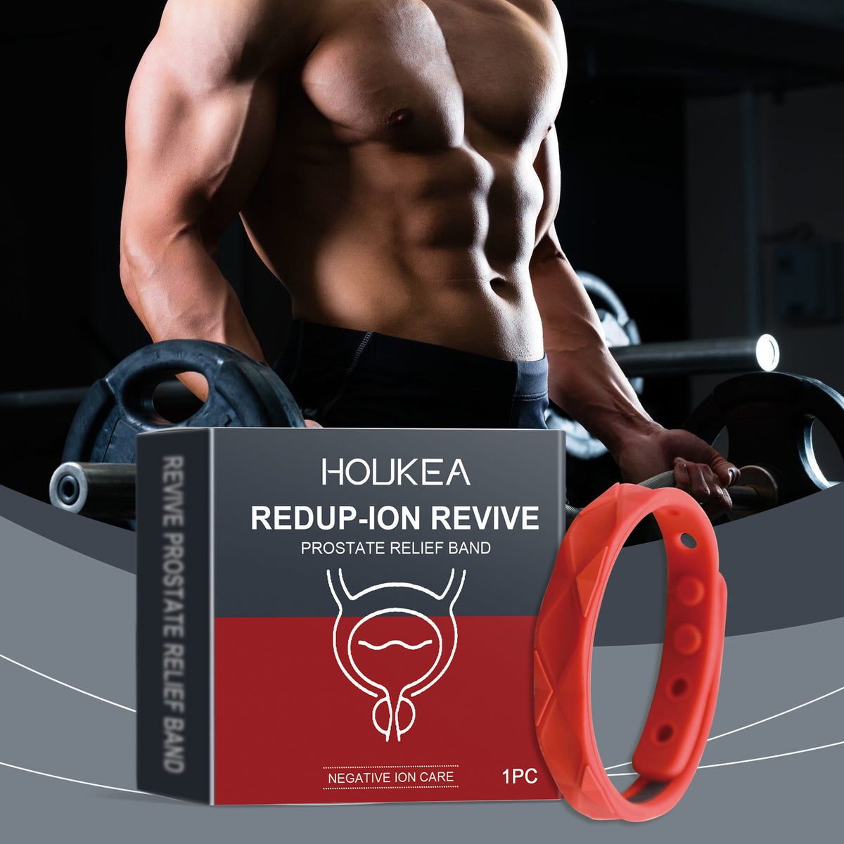 Men's Silicone Body Care Wristband