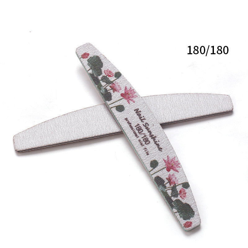 Sand Flower Nail File Set for Manicure and Nail Polishing - Multiple Colors