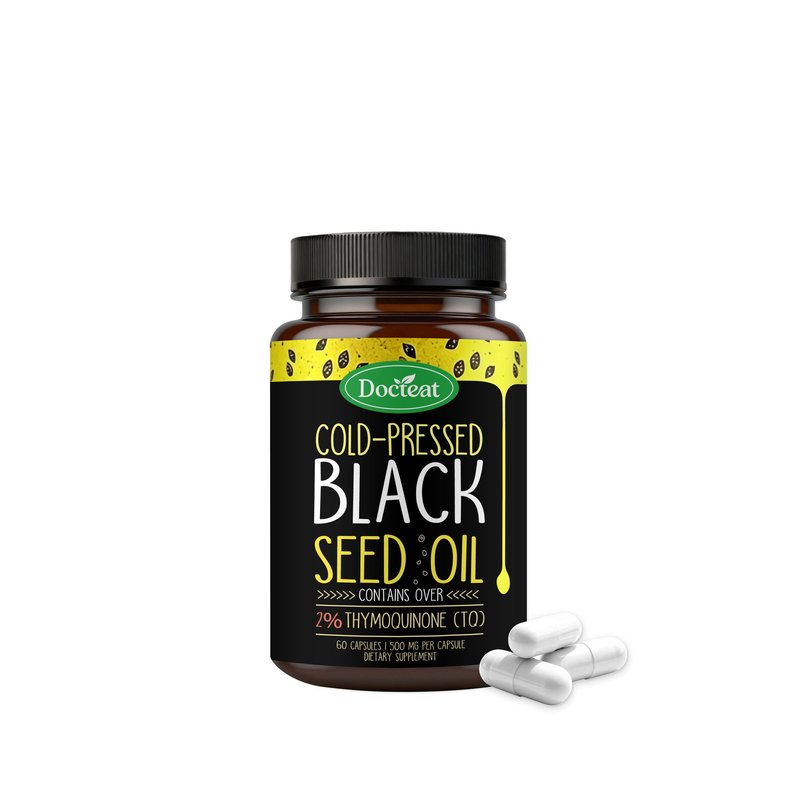 Black Cumin Seed Oil Capsules - 60 Count