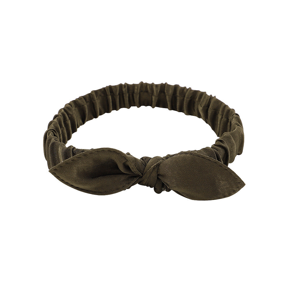 All-Match Satin Headband with Wide Side Hair Accessory - Multiple Colors