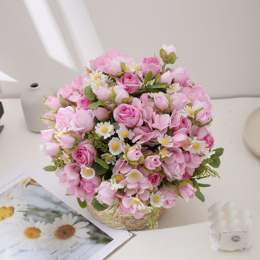 Artificial Rose Tea Bud Decorative Flower for Wedding & Home