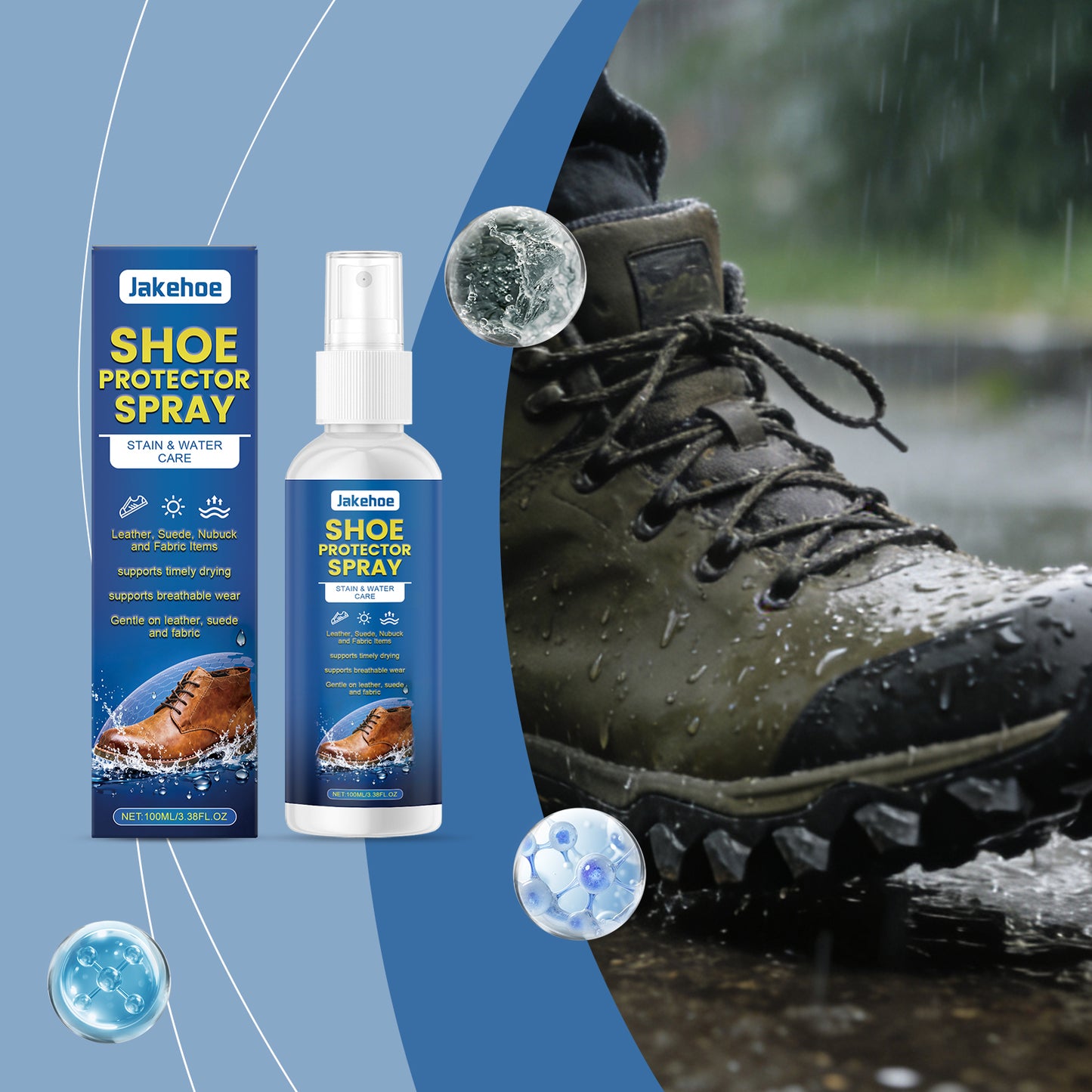 Waterproof Spray for Shoes & Surfaces - 100ml