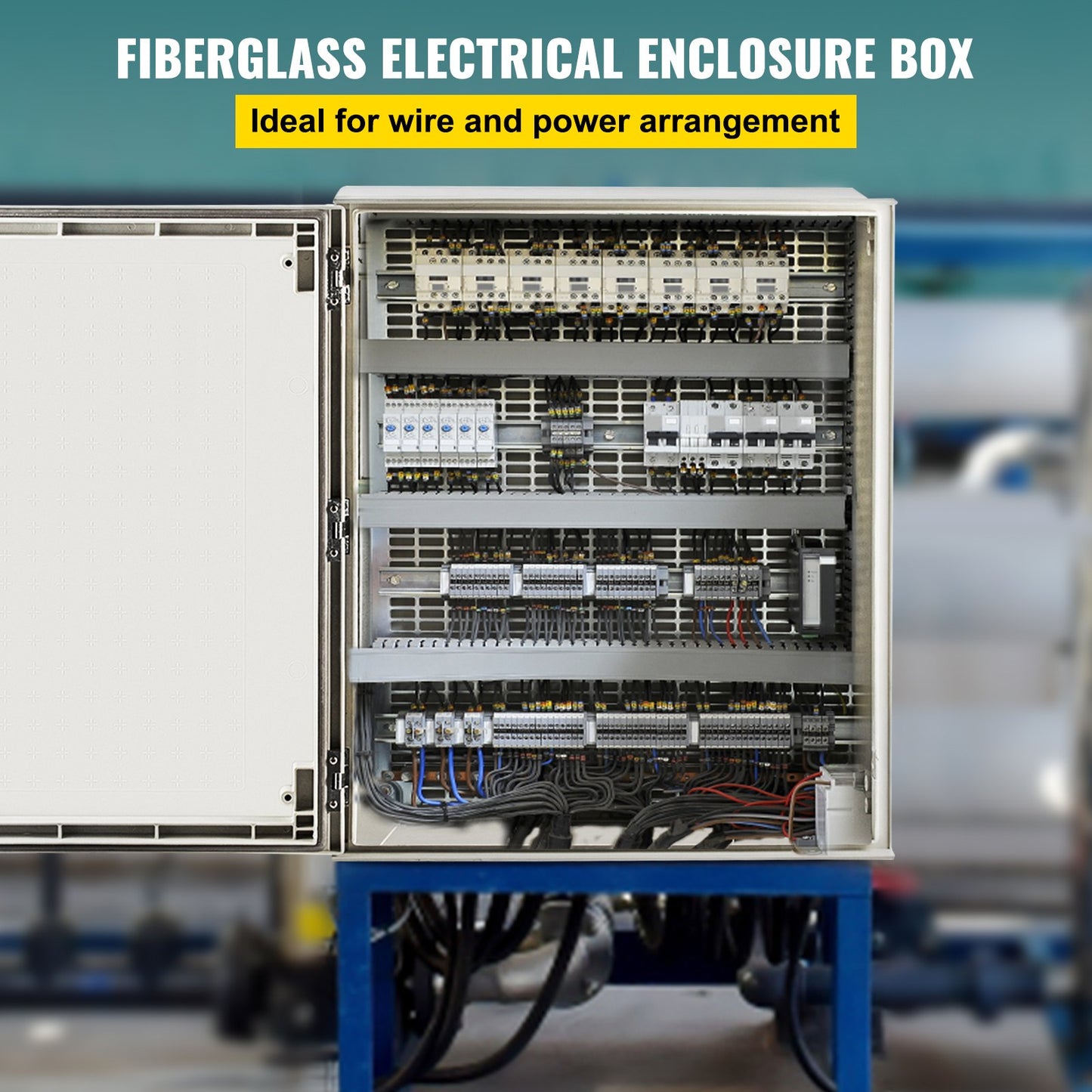 NEMA Steel Enclosure 24x20x9 Inch IP66 Waterproof Electrical Junction Box