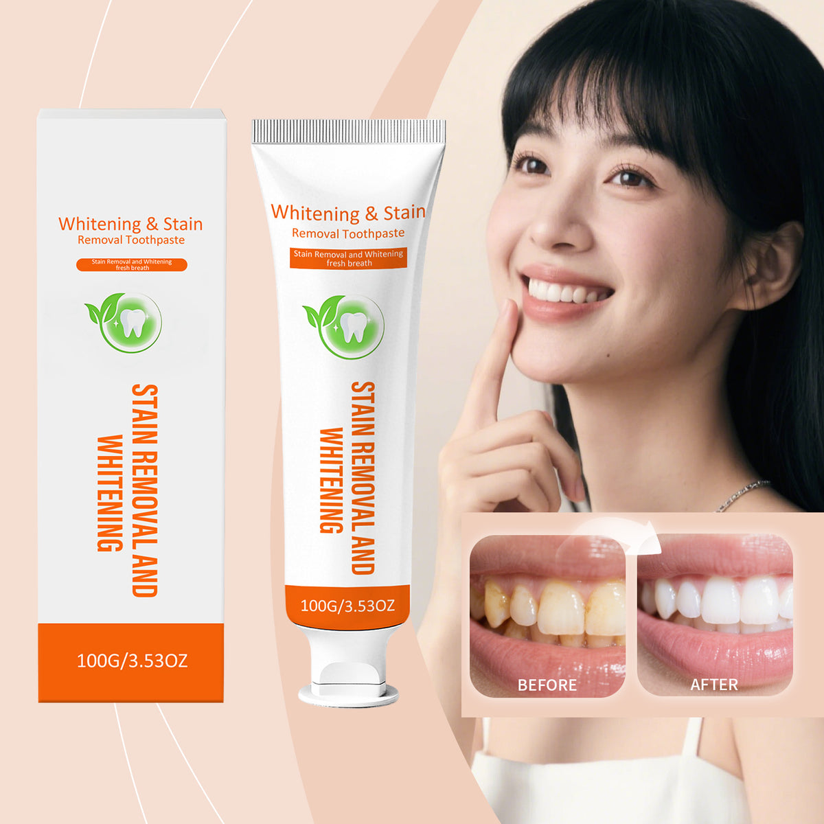 Gentle Whitening Toothpaste 100g - Brighten & Refresh Breath