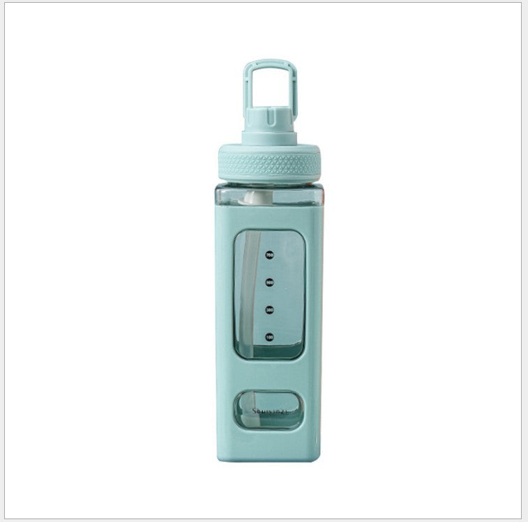 Reusable Water Bottle with Leak-Proof Seal - 601-700ml Portable Drink Cup