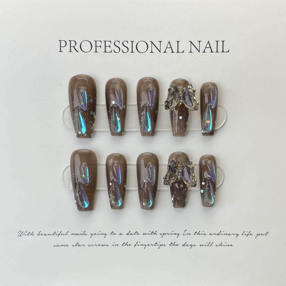 Nail Stickers Removable Patch - 10 Pair Set
