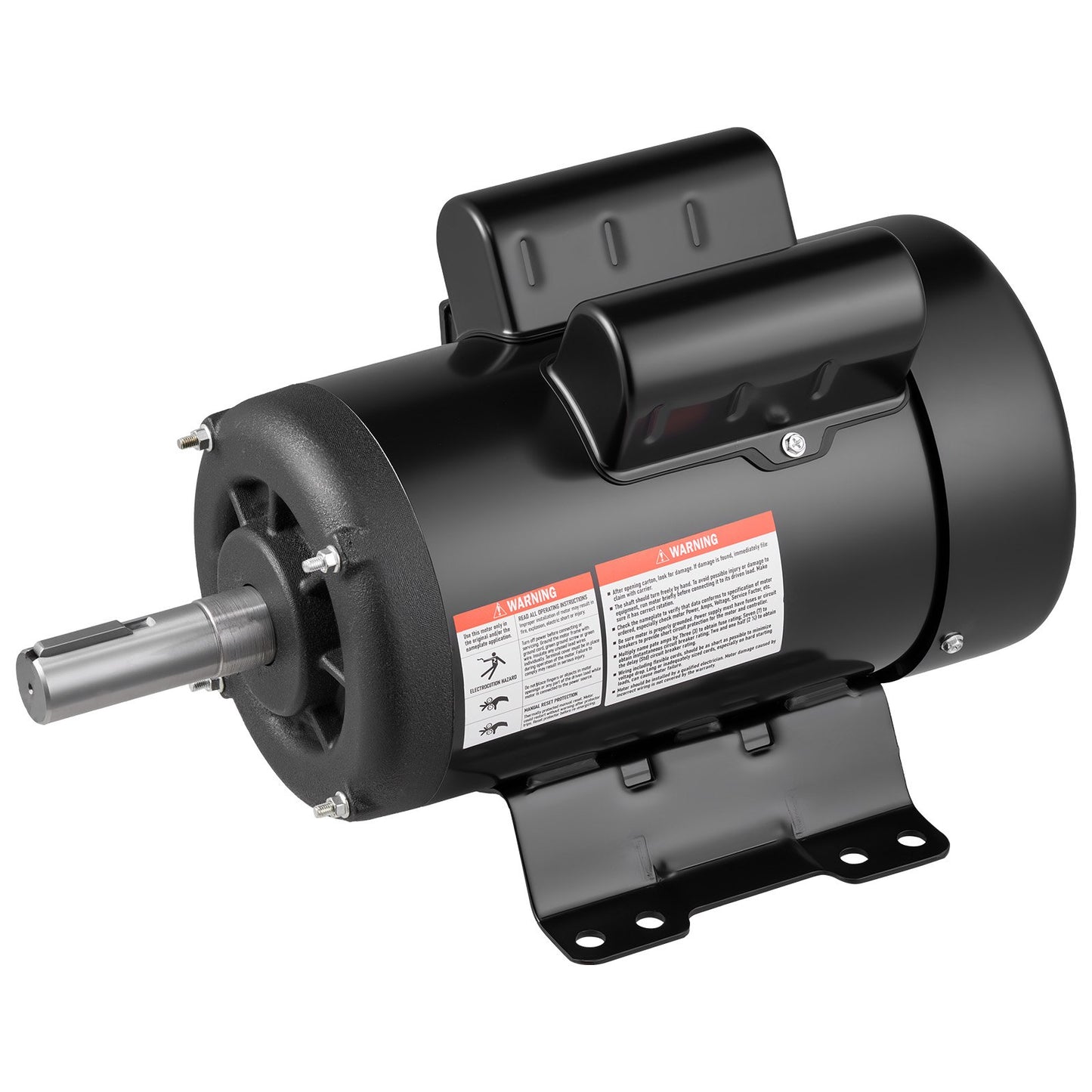 Electric Motor 3 HP 1750RPM Air Compressor Motor CW CCW 230V 12Nm Shaft