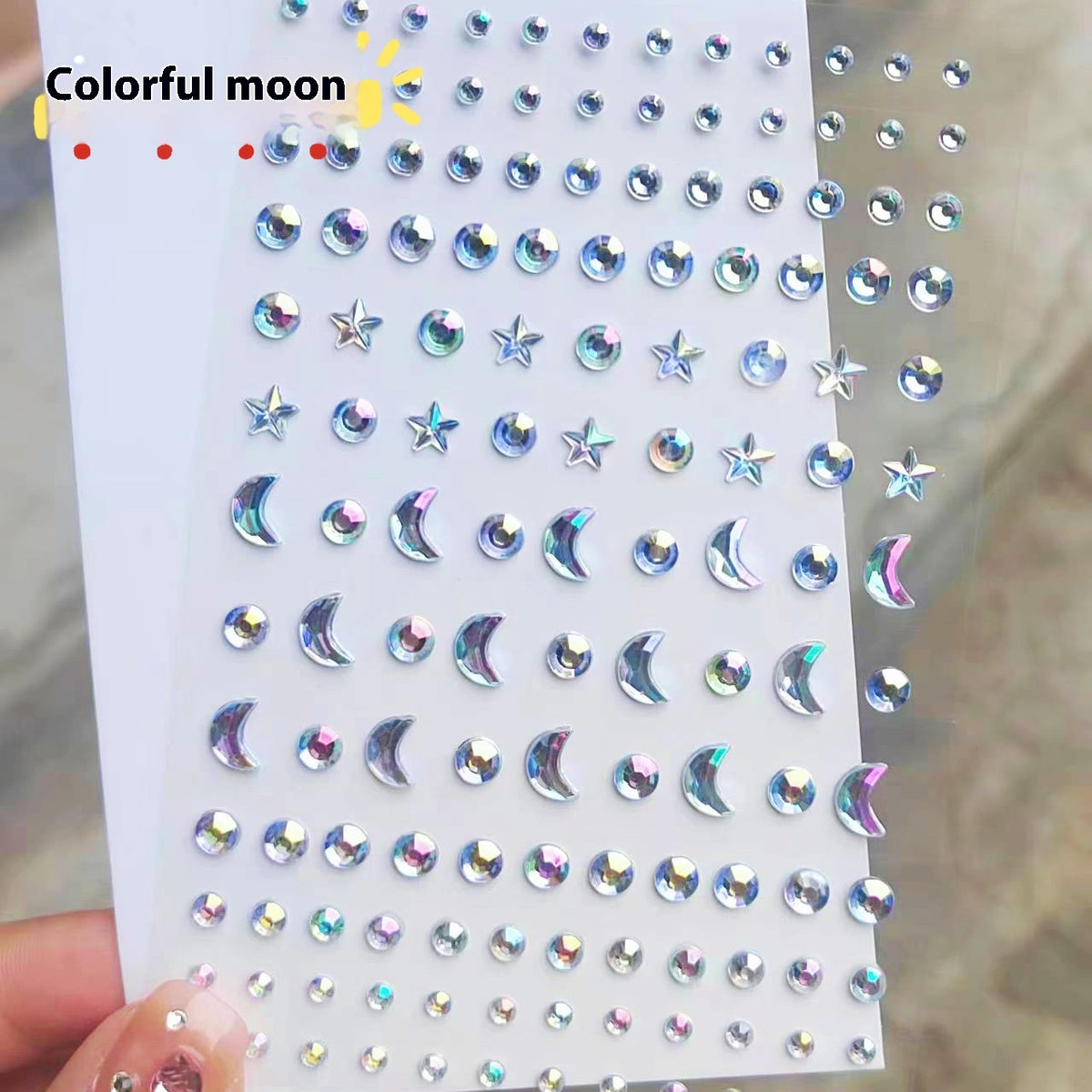 Pearl and Crystal Nail Art Stickers Set for DIY Manicure and Decor