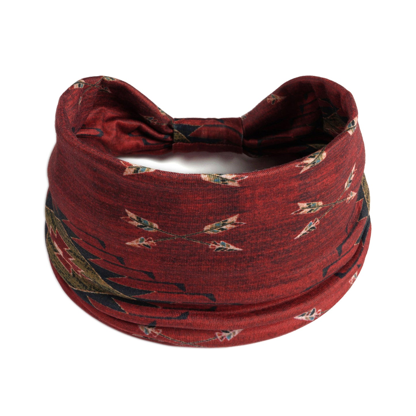Vintage Printed Women's Stretch Knotted Hair Band - Hair Accessories