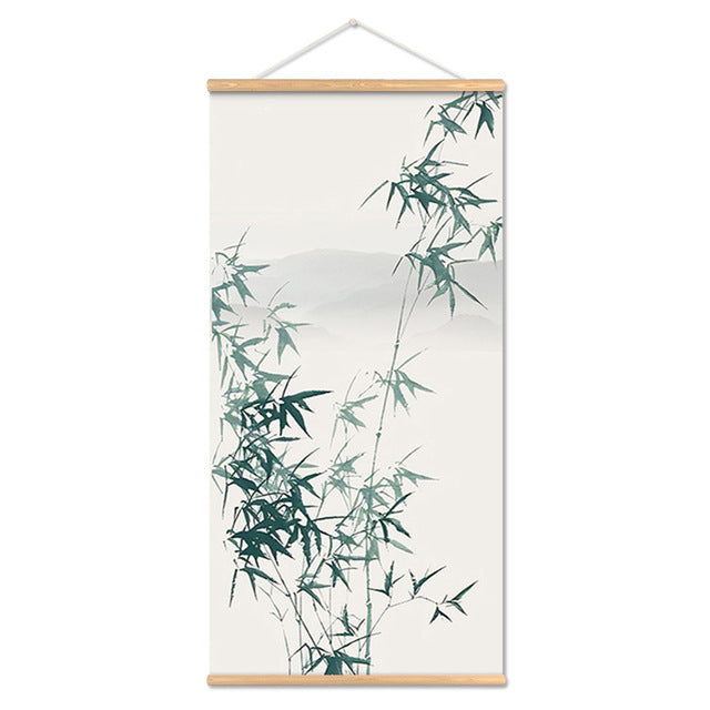 Modern Landscape Wall Art Mural Canvas for Home Decor – Frameless Fabric Painting