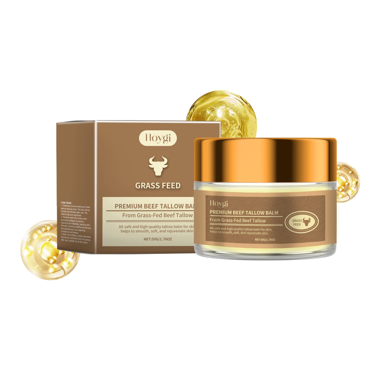 Tallow Moisturizing Cream for Face and Body - Deep Hydration for Dry Skin