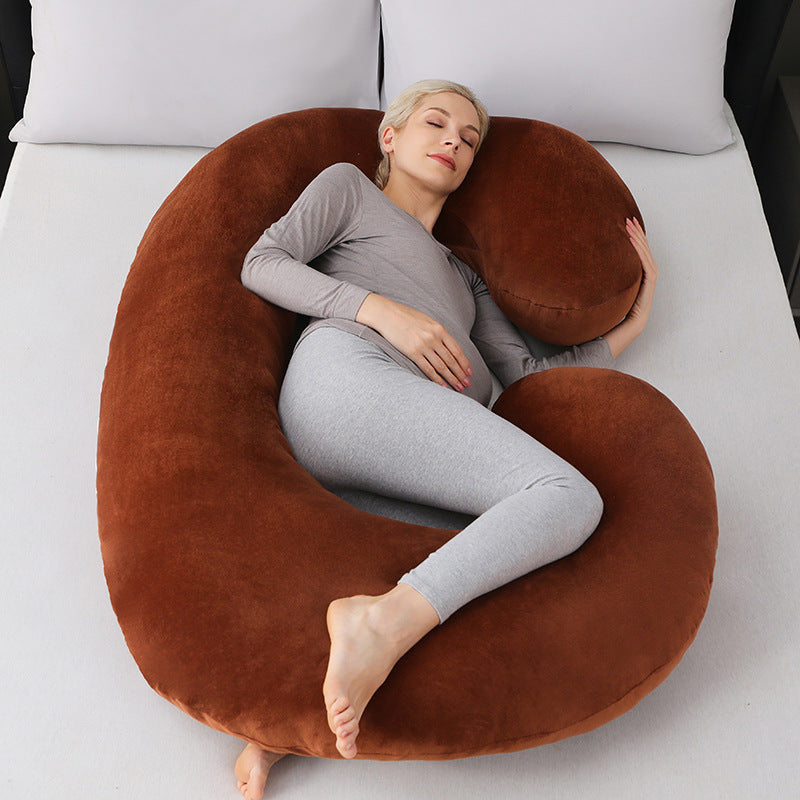 Pregnancy Support Pillow Waist Support Cushion for Side Sleeping - Detachable