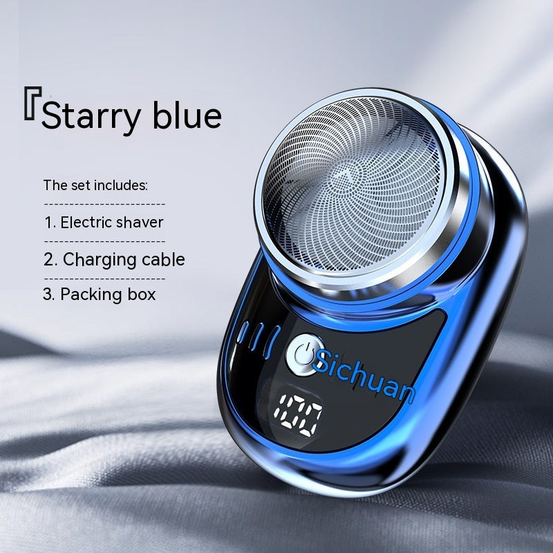 Portable Electric Shaver for Men Rechargeable Waterproof Compact Razor