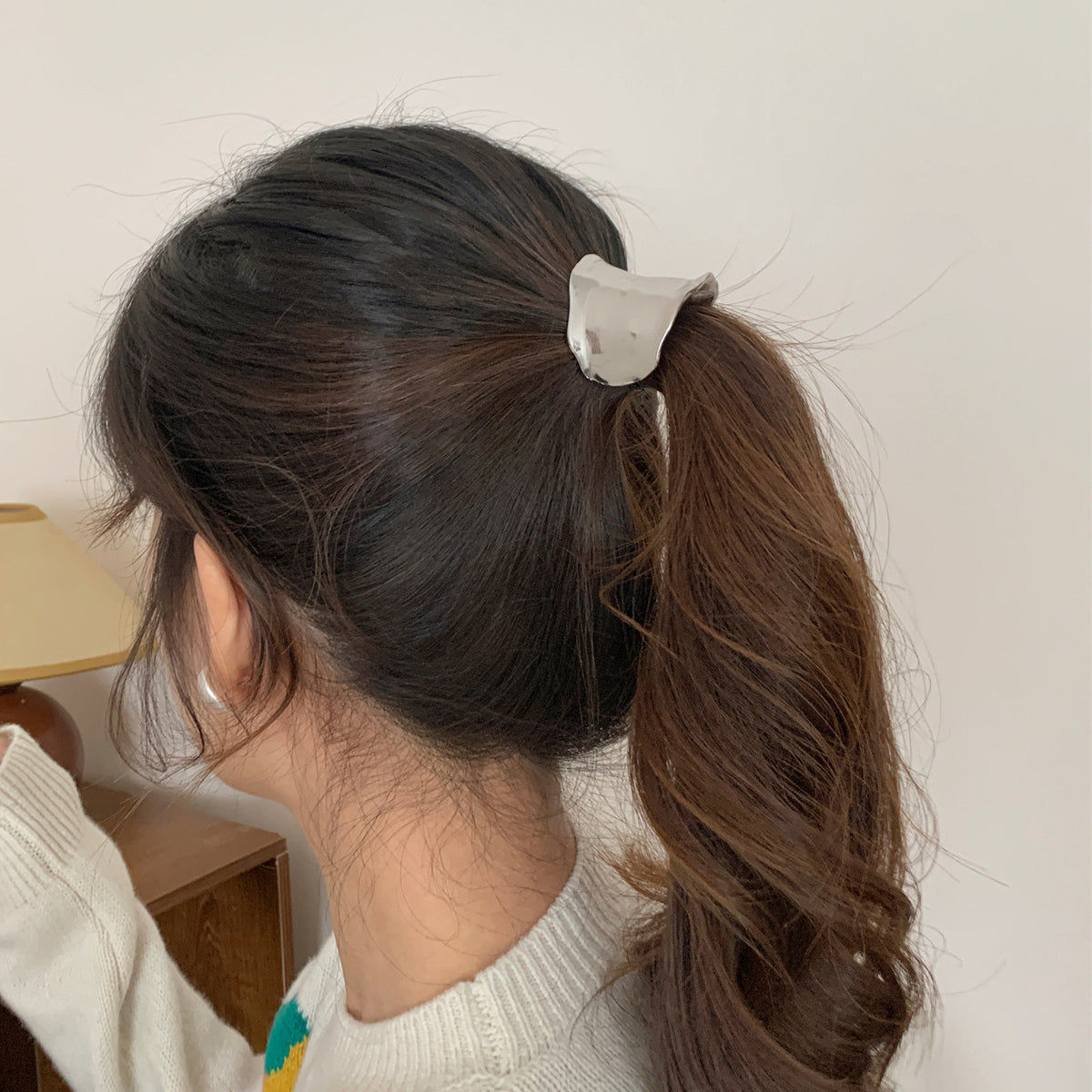 Metal Ponytail Clip for Women – Korean Style
