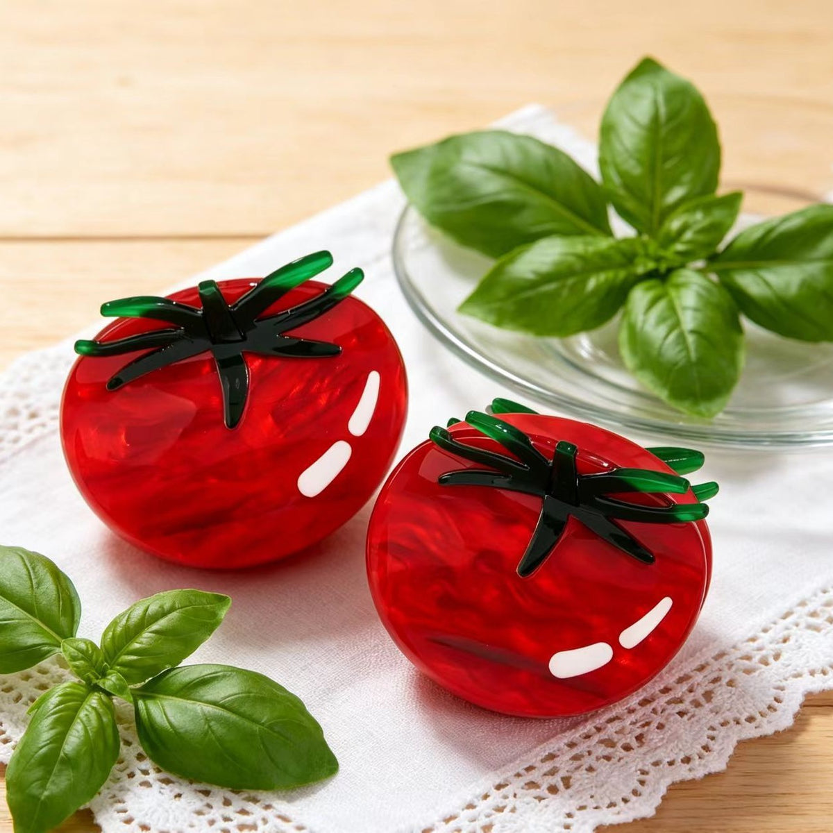 Tomato Claw Clip for Women - Acrylic Hair Clip